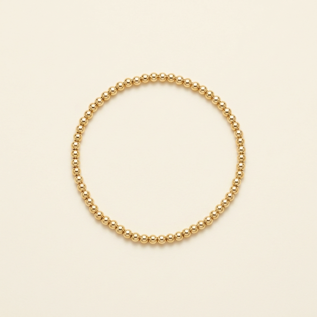 3 mm Gold-Plated Bracelet | United by R&S Jewelry